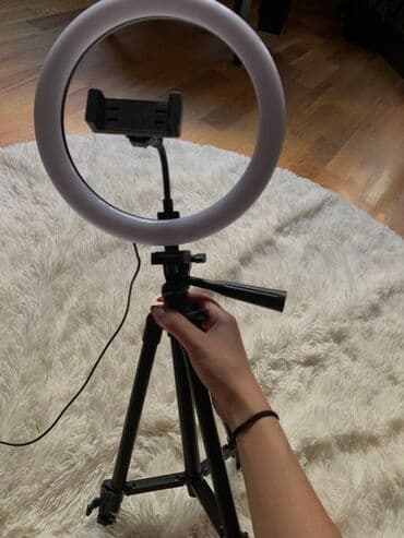 Peşəkar Ring Light (Üç Ayaqlı) • Güclü və bərabər işıqlandırma • 3 lalafo.az -da Peşəkar Ring Light (Üç Ayaqlı) • Güclü və bərabər işıqlandırma • 3