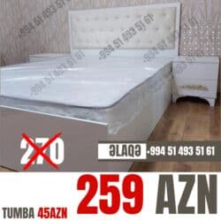 Yeni, İkinəfərlik çarpayı, Bazasız, Matras ilə, Siyirməsiz, Azərbaycan lalafo.az -da Yeni, İkinəfərlik çarpayı, Bazasız, Matras ilə, Siyirməsiz, Azərbaycan