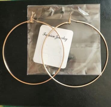 Серьги-кольца 100 мм lalafo.az -da Серьги-кольца 100 мм