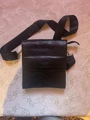 Kişilər üçün çiyin çantası - Rəng: qara - Material: teksturalı lalafo.az -da Kişilər üçün çiyin çantası - Rəng: qara - Material: teksturalı