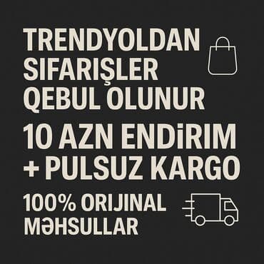 Türkiyədən Trendyol sifarişi indi daha sərfəlidir! 🎉 10 AZN endirim + lalafo.az -da Türkiyədən Trendyol sifarişi indi daha sərfəlidir! 🎉 10 AZN endirim +
