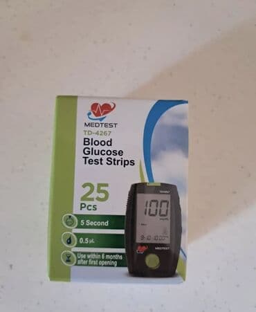 Məhsul: MEDTEST TD-4267 qan qlükoza test zolaqları • Qutu: 25 ədəd lalafo.az -da Məhsul: MEDTEST TD-4267 qan qlükoza test zolaqları • Qutu: 25 ədəd