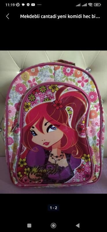 Məktəbli çantası.yeni kimidi,heç bir problemi yoxdu.Qız üçün lalafo.az -da Məktəbli çantası.yeni kimidi,heç bir problemi yoxdu.Qız üçün