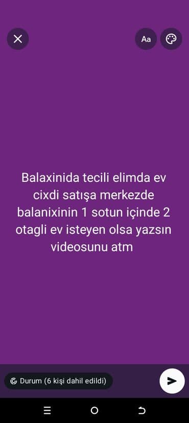 Balaxanı qəsəbəsində mərkəzdə yerləşən 2 otaqlı ev satışa çıxarılır lalafo.az -da Balaxanı qəsəbəsində mərkəzdə yerləşən 2 otaqlı ev satışa çıxarılır