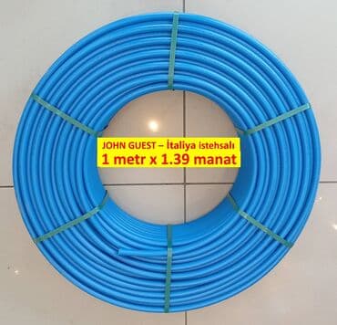 Water pipes: Boru PE-RT 16x2 oksigen bayreyli "JOHN GUEST" - İtaliya brendi və lalafo.az -da — 2 Water pipes: Boru PE-RT 16x2 oksigen bayreyli "JOHN GUEST" - İtaliya brendi və — 2