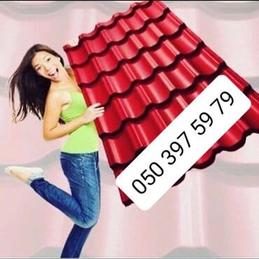 Потолок: Metal kirəmit və profnastil istehsalı - Material: sinklənmiş polad at lalafo.az — 5 Потолок: Metal kirəmit və profnastil istehsalı - Material: sinklənmiş polad — 5