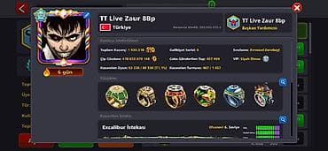 8 Ball Pool oyun hesabı – yüksək səviyyəli profil Əsas göstəricilər lalafo.az -da 8 Ball Pool oyun hesabı – yüksək səviyyəli profil Əsas göstəricilər