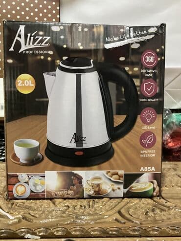 Кофемолки: Электрочайник Alizz, 1.6 - 2 л at lalafo.az — 1 Кофемолки: Электрочайник Alizz, 1.6 - 2 л — 1