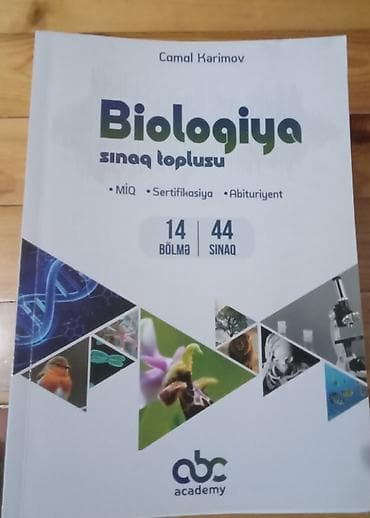 Məhsul: “Biologiya sınaq toplusu” – Camal Kərimov Nəşr: ABC Academy lalafo.az -da Məhsul: “Biologiya sınaq toplusu” – Camal Kərimov Nəşr: ABC Academy