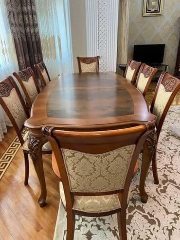 Qonaq otağı üçün, İşlənmiş, 8 stul lalafo.az -da Qonaq otağı üçün, İşlənmiş, 8 stul