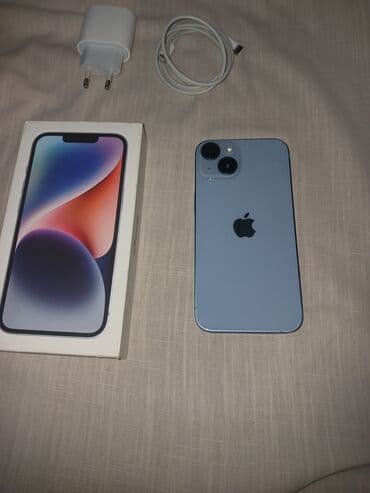 IPhone 14, Göy, Face ID lalafo.az -da IPhone 14, Göy, Face ID