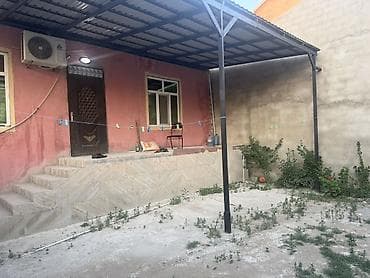 3 otaqlı həyət evi - Plan: girişdə geniş eyvan və dam örtüklü talvar lalafo.az -da 3 otaqlı həyət evi - Plan: girişdə geniş eyvan və dam örtüklü talvar