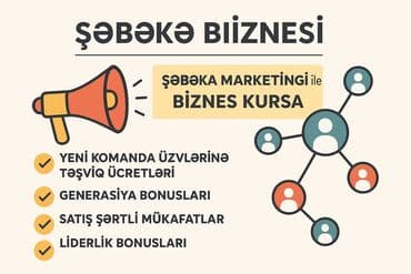 Şəbəkə Marketinqi ilə Biznes Kursu - Evdən çıxmadan, sərbəst vaxtda lalafo.az -da Şəbəkə Marketinqi ilə Biznes Kursu - Evdən çıxmadan, sərbəst vaxtda