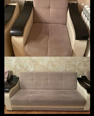 İşlənmiş, Divan, 2 kreslo, Bazalı, Açılan lalafo.az -da İşlənmiş, Divan, 2 kreslo, Bazalı, Açılan