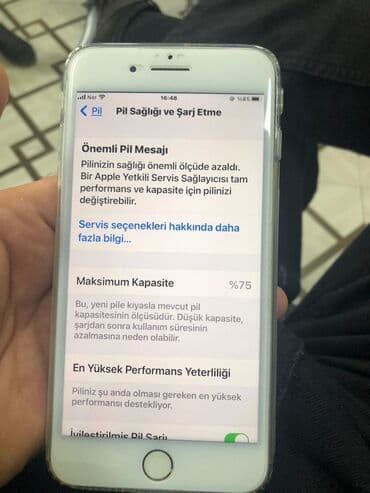 IPhone 8 Plus, 64 GB, Gümüşü, Barmaq izi lalafo.az -da IPhone 8 Plus, 64 GB, Gümüşü, Barmaq izi