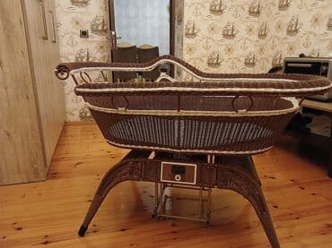 Elektrikli beşik/kolyaska beşiyi - Material: toxunma rattan üslublu lalafo.az -da Elektrikli beşik/kolyaska beşiyi - Material: toxunma rattan üslublu