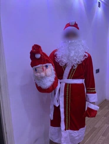 Yeni il üçün Şaxta Baba kostyumu dəsti - Rəng: klassik qırmızı-ağ - lalafo.az -da Yeni il üçün Şaxta Baba kostyumu dəsti - Rəng: klassik qırmızı-ağ -