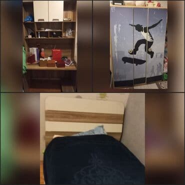 Oğlan üçün, İşlənmiş, Təknəfərlik çarpayı, Yazı masası, Dolab lalafo.az -da Oğlan üçün, İşlənmiş, Təknəfərlik çarpayı, Yazı masası, Dolab