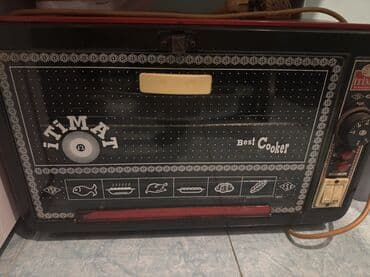 Маслобойки: Духовка Itimat, Электрическая, цвет - Черный, Отдельностоящая at lalafo.az — 1 Маслобойки: Духовка Itimat, Электрическая, цвет - Черный, Отдельностоящая — 1