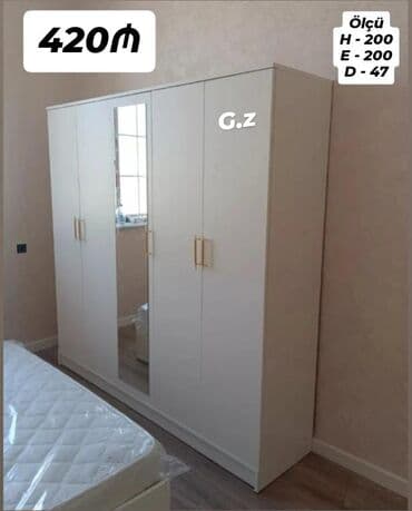 Açılan, 4 qapılı Düz dolab, Qarderob, paltar dolabı lalafo.az -da Açılan, 4 qapılı Düz dolab, Qarderob, paltar dolabı