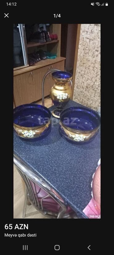 Bagema dəst 2 meyvə qabı bir Güldan lalafo.az -da Bagema dəst 2 meyvə qabı bir Güldan