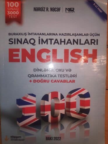 Məhsul: “Sınaq İmtahanları – English” test toplusu Müəllif: Nərgiz lalafo.az -da Məhsul: “Sınaq İmtahanları – English” test toplusu Müəllif: Nərgiz