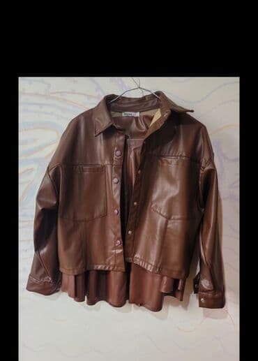 Qadın dəsti – eko‑dəri gödəkcə və ətək - Rəng: tünd qəhvəyi - lalafo.az -da Qadın dəsti – eko‑dəri gödəkcə və ətək - Rəng: tünd qəhvəyi -