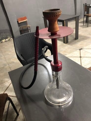 Nərgilə seti - Material: Şüşə kolba, alüminium gövdə (qırmızı) lalafo.az -da Nərgilə seti - Material: Şüşə kolba, alüminium gövdə (qırmızı)
