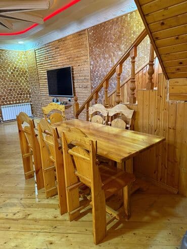 Mətbəx üçün, İşlənmiş, Açılmayan, Dördbucaq masa, 8 stul lalafo.az -da Mətbəx üçün, İşlənmiş, Açılmayan, Dördbucaq masa, 8 stul