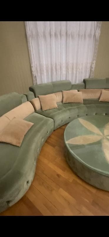 Yarı dairəvi modul künc divan dəsti - Dizayn: Yumru formada lalafo.az -da Yarı dairəvi modul künc divan dəsti - Dizayn: Yumru formada