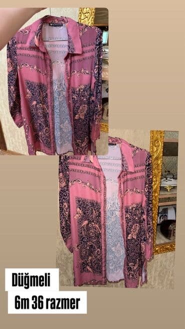 Qadın köynəyi – düyməli - Ölçü: 36 (etiketdə “6m 36 razmer” qeyd lalafo.az -da Qadın köynəyi – düyməli - Ölçü: 36 (etiketdə “6m 36 razmer” qeyd