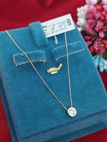 Boyunbağı, Sarı qızıl, 585 Əyar, 143 g lalafo.az -da Boyunbağı, Sarı qızıl, 585 Əyar, 143 g