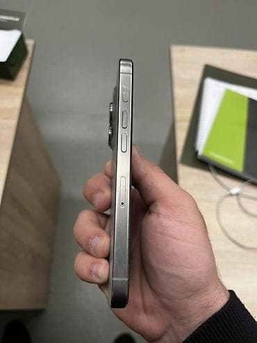 IPhone 15 Pro, 128 GB, Natural Titanium, Face ID lalafo.az -da — 5 IPhone 15 Pro, 128 GB, Natural Titanium, Face ID — 5