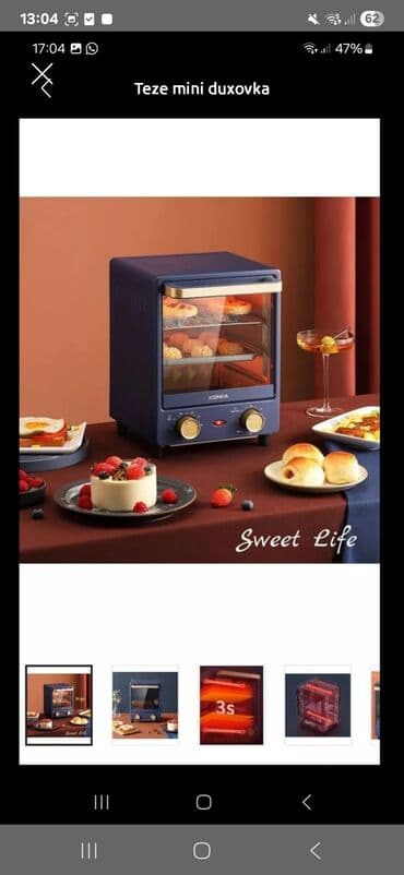 Duxovka Elektrik, rəng - Göy, Ayrıca dayanan lalafo.az -da Duxovka Elektrik, rəng - Göy, Ayrıca dayanan