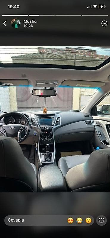 Hyundai Elantra salonu – rahat və funksional kompakt sedan lalafo.az -da Hyundai Elantra salonu – rahat və funksional kompakt sedan