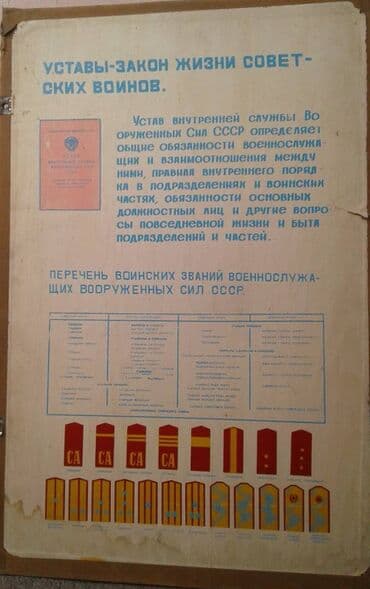 К вниманию коллекционеров. Продам военные плакаты СССР. Один плакат 50 lalafo.az -da К вниманию коллекционеров. Продам военные плакаты СССР. Один плакат 50