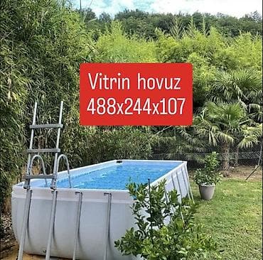Б/у Каркасный бассейн Intex, 4.1 - 5 м, ≥ 5001 л at lalafo.az Б/у Каркасный бассейн Intex, 4.1 - 5 м, ≥ 5001 л