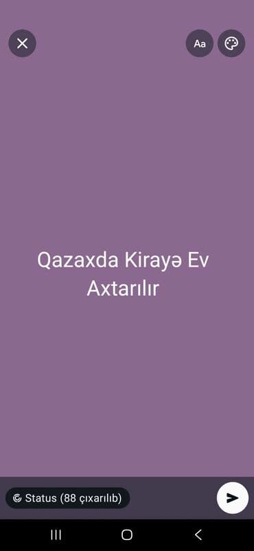Qazaxda kirayə ev axtarılır. Tələblər: - Qazax şəhəri və ya yaxın lalafo.az -da Qazaxda kirayə ev axtarılır. Tələblər: - Qazax şəhəri və ya yaxın