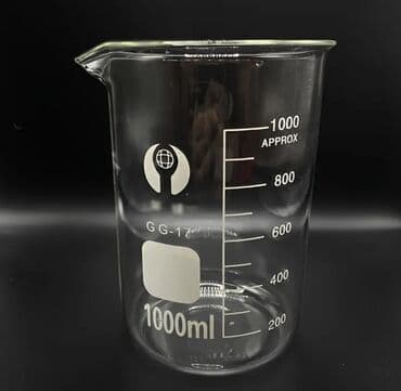 Laboratoriya stəkanı - Ölçmə şkalası: 1000ml. - Yüksək borosilikat lalafo.az -da Laboratoriya stəkanı - Ölçmə şkalası: 1000ml. - Yüksək borosilikat