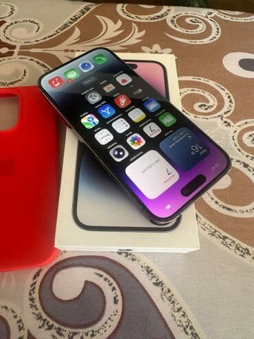 IPhone 14 Pro, 256 GB, Deep Purple, Face ID lalafo.az -da IPhone 14 Pro, 256 GB, Deep Purple, Face ID