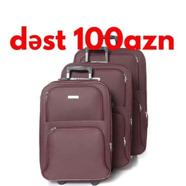 Camadan desti-artiq 100azn (L+M+S) Комплект чемоданов-130азн (L+M+S) lalafo.az -da Camadan desti-artiq 100azn (L+M+S) Комплект чемоданов-130азн (L+M+S)