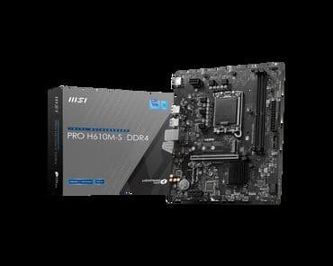 Ana Platası MSI Ana plata "PRO H610M-S DDR4", Yeni lalafo.az -da Ana Platası MSI Ana plata "PRO H610M-S DDR4", Yeni