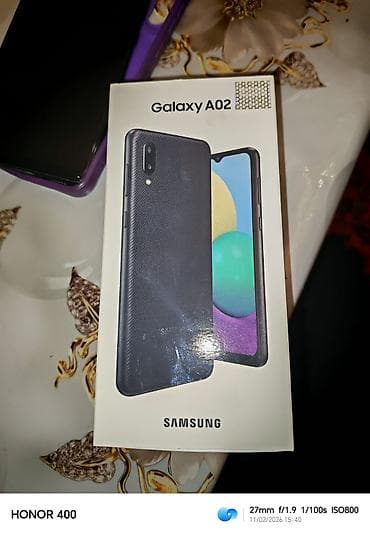 Samsung Galaxy A02, 32 GB, rəng - Qara, İki sim kartlı lalafo.az -da Samsung Galaxy A02, 32 GB, rəng - Qara, İki sim kartlı