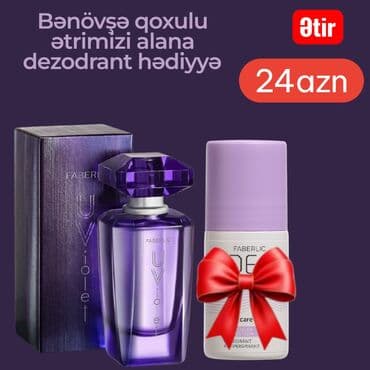Faberlic U Violet ətir – bənövşə notları ilə zərif və romantik lalafo.az -da Faberlic U Violet ətir – bənövşə notları ilə zərif və romantik