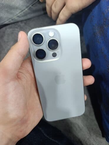 IPhone 15 Pro, 128 GB, Gümüşü, Face ID lalafo.az -da IPhone 15 Pro, 128 GB, Gümüşü, Face ID