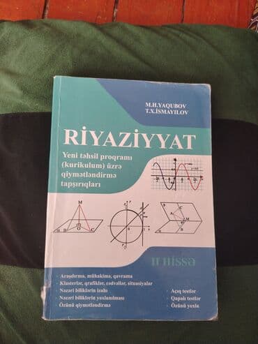 Yaqubovun 2 ci hissə abituriyentlər üçün Riyaziyyat test kitabı. Kitab lalafo.az -da Yaqubovun 2 ci hissə abituriyentlər üçün Riyaziyyat test kitabı. Kitab