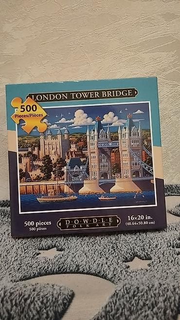 Dowdle Puzzles – “London Tower Bridge” 500 ədəd yeni full at lalafo.az Dowdle Puzzles – “London Tower Bridge” 500 ədəd yeni full