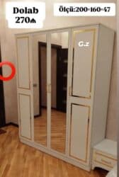 Yeni, Açılan, 4 qapılı Qarderob, paltar dolabı lalafo.az -da Yeni, Açılan, 4 qapılı Qarderob, paltar dolabı