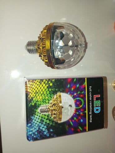 LED rəngli fırlanan lampa. Bir dəfə işlənib lalafo.az -da LED rəngli fırlanan lampa. Bir dəfə işlənib