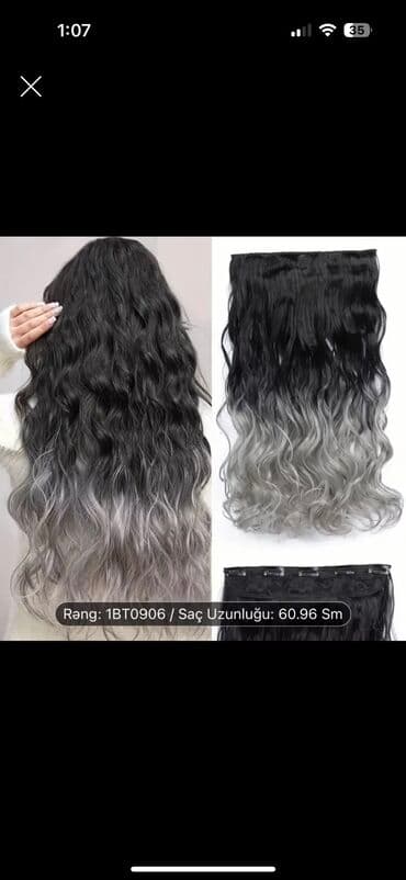 Taxma saçlar, Təbii, Yeni lalafo.az -da Taxma saçlar, Təbii, Yeni